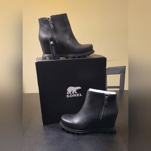 Womens Sorel Joan of Arctic Wedge II Waterproof Winter Wedge Heel Boots Sz 7